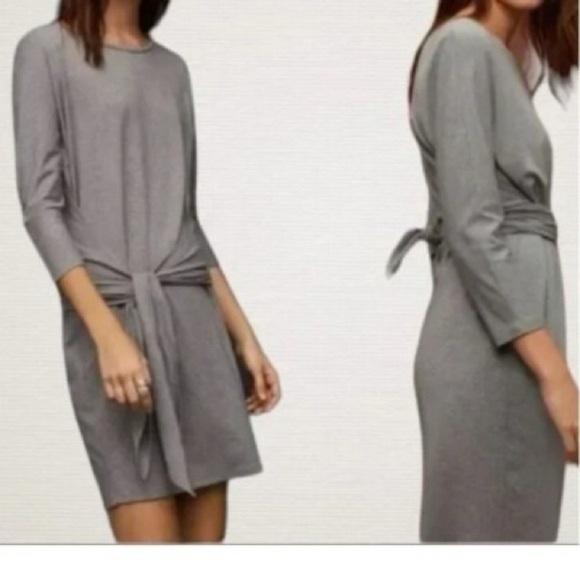 Babaton Dresses & Skirts - Wilfred Babaton Gray Long Sleeve Dress